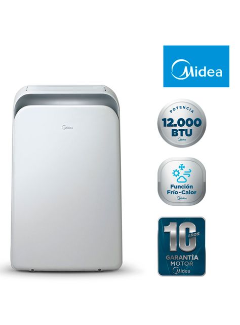 Aire Acondicionado Portátil Frío/Calor 12000 BTU WiFi MPPD-12KHRN1W-2