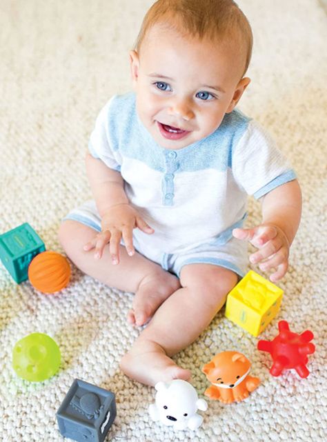 Juguete de Estimulacion Bebe Bloques 1° PlaySet Infantino-2