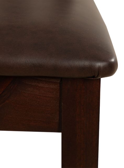 Comedor Ñuble Vidrio Chocolate + 6 Sillas Pu Chocolate-5