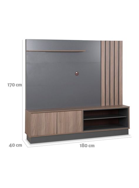 Home Tv 65" Kahlo Gris-Nogal Africano-1
