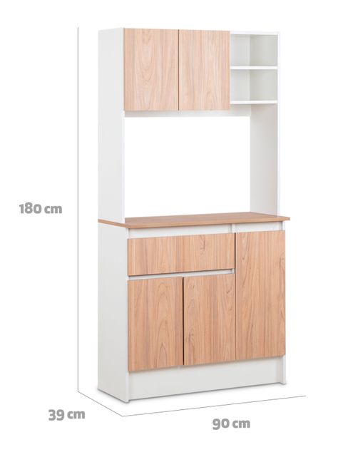 Mueble Cocina Marsella 5 Puertas 1 Cajón-1