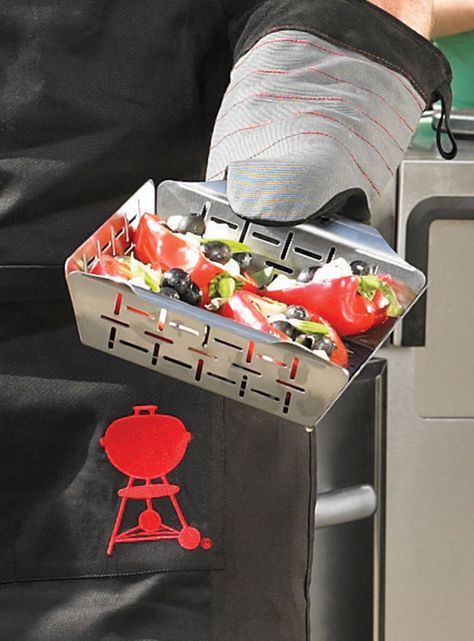 Canastilla Weber Para Verduras Acero Inoxidable Parrillas-1