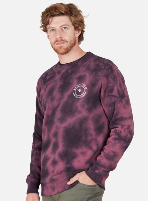 Polerón Estilo Tie Dye Cuello Redondo-0
