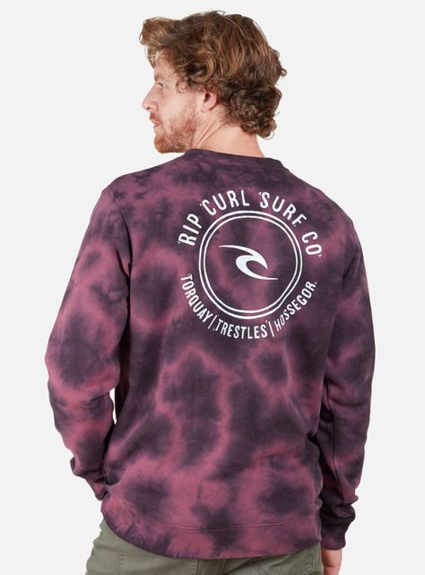 Polerón Estilo Tie Dye Cuello Redondo-1