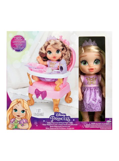 Muñeca Princesa Bebé con Trono Real-0