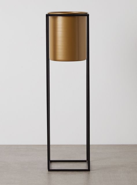 Porta Planta Dorado 67 cm-1