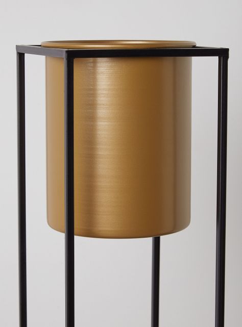 Porta Planta Dorado 67 cm-2