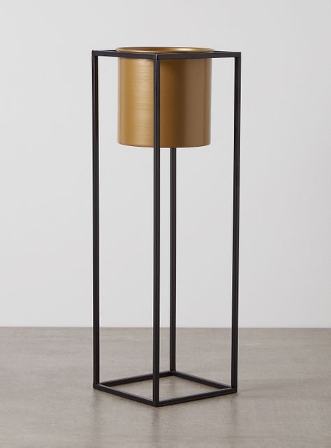 Porta Planta Dorado 56.5 cm-0