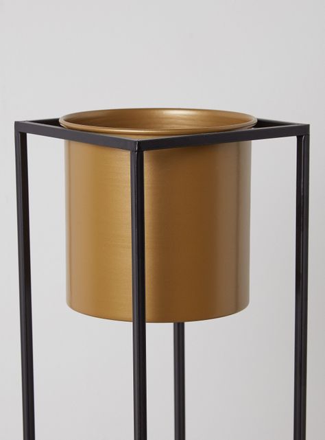 Porta Planta Dorado 56.5 cm-2