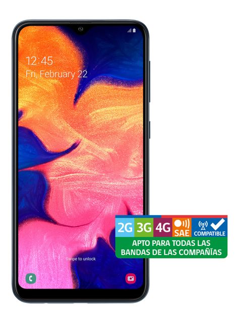 Smartphone Samsung Galaxy A10 Negro Claro-0