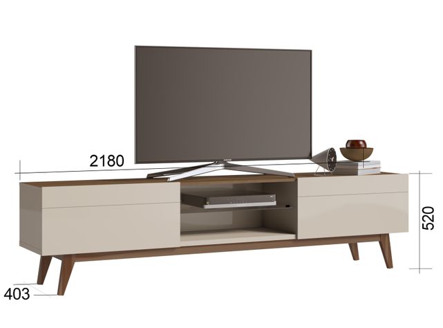 Rack Altavisión TV 60" Classic 2G Off White-1