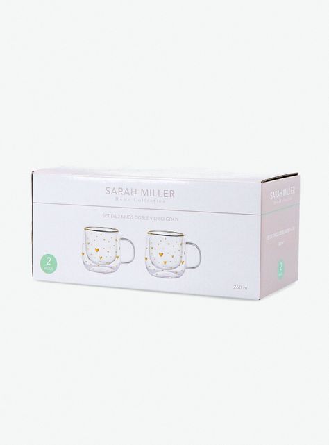 Set 2 Tazas Corazón 270 ml-3