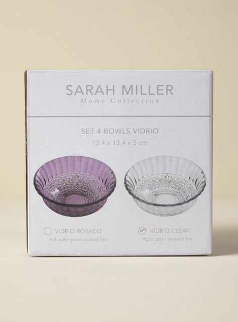 Set 4 Bowl 13.4 cm Clear-3