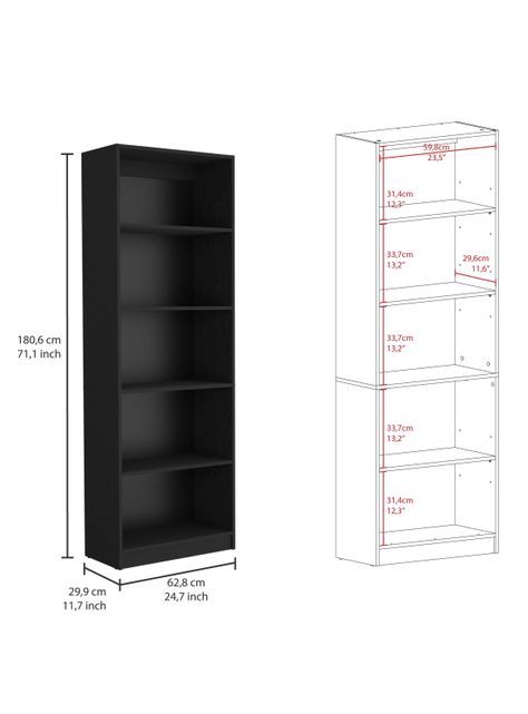 Combo Home Estante 62 cm + Estante 2P-2