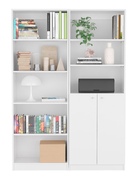 Combo Estante 62 cm + Estante 2 Puertas-0
