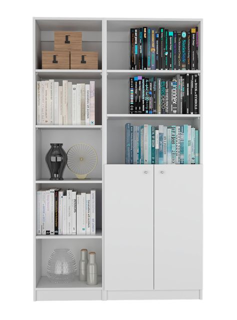 Combo Home Estante 45 cm + Estante 2 Puertas-0
