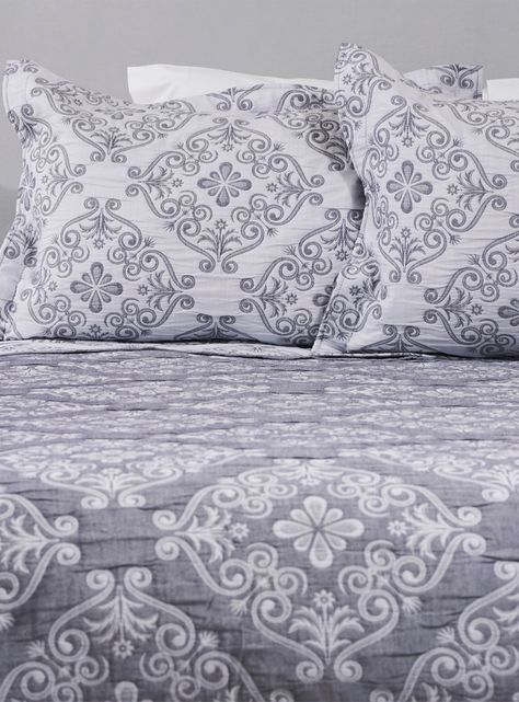 Cubrecama Jacquard Elisé Celeste 1.5 Plazas-1