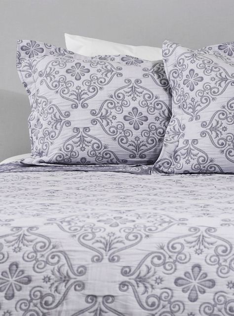 Cubrecama Jacquard Elisé Celeste 1.5 Plazas-0