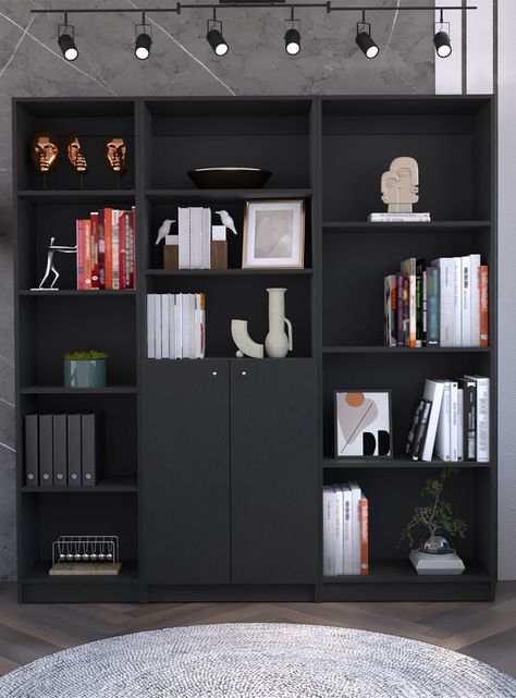 Combo Estante 45 cm + Estante 2P + Estante 4R Home-4