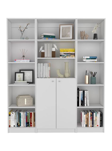 Combo 2 Estantes 45 cm + Estante 2P Home-0