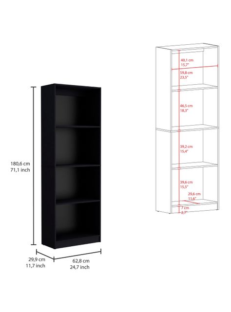 Combo Home 2 Estantes 45 cm + Estante 4R-3