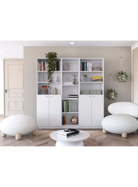 Combo 2 Estante 2 Puertas + Estante 45 cm-4