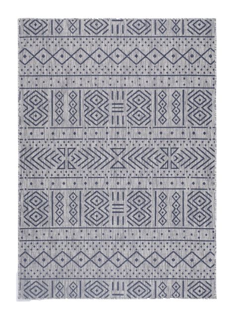 Alfombra 160 x 230 cm Outdoor Azul Marino-0