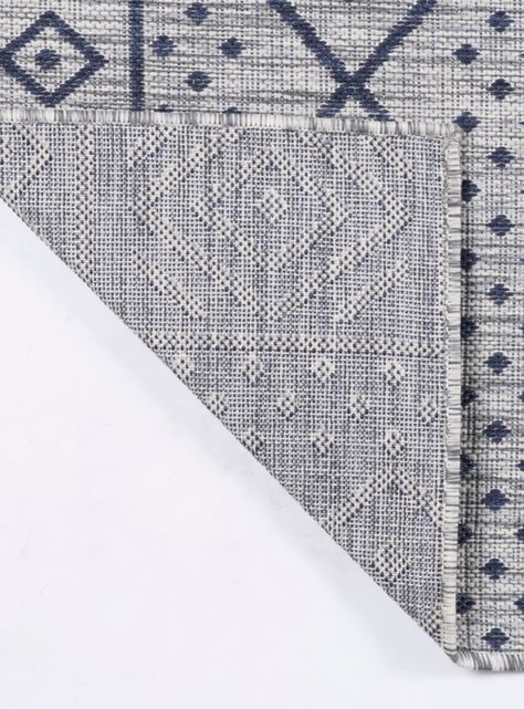 Alfombra 160 x 230 cm Outdoor Azul Marino-1