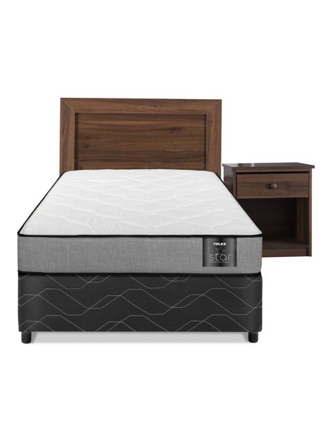 Cama Americana Star 1 Plaza + Set Asturias-1