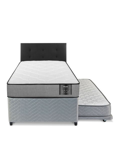 Diván Star 1.5 Plazas + Respaldo Royal Negro-1