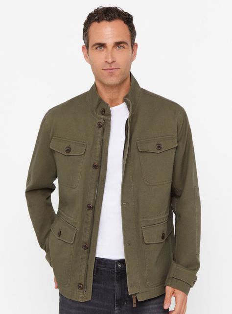 Chaqueta Casual Multibolsillos-0