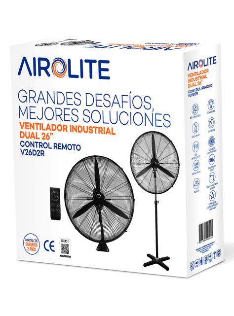 Ventilador Semi Industrial Airolite 26" V26D2R-4