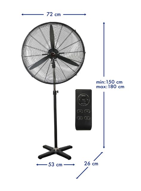 Ventilador Semi Industrial Airolite 26" V26D2R-1