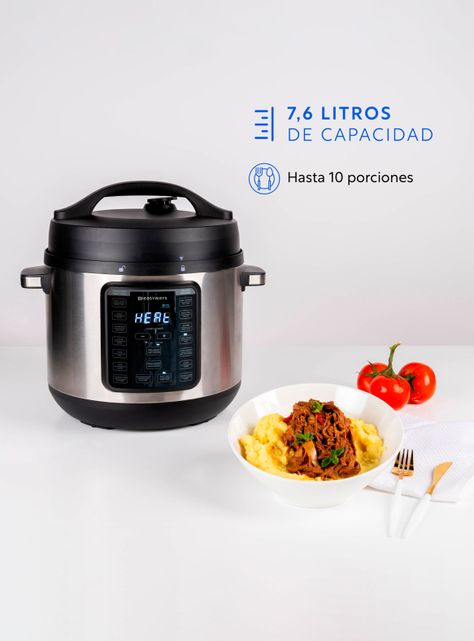 Olla de Cocción Fast Pot 7.6 Litros Ceramic+-1