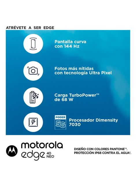 Smartphone Moto Edge 40 Neo 5G 256GB 6.5" Verde Liberado-3