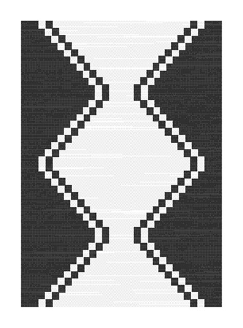 Alfombra Sisal Atenea 160 x 230 cm Black-0