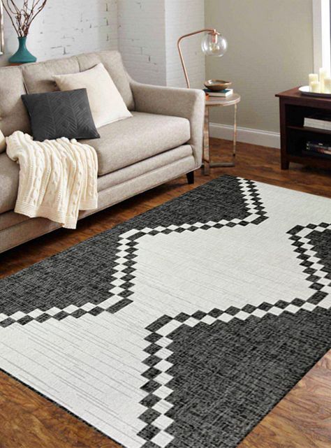 Alfombra Sisal Atenea 160 x 230 cm Black-1