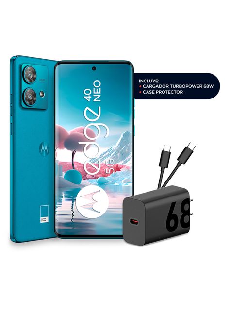 Smartphone Moto Edge 40 Neo 5G 256GB 6.5" Azul Liberado-1