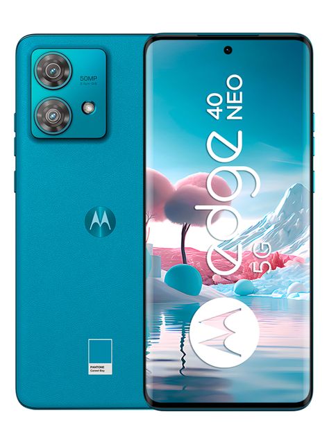Smartphone Moto Edge 40 Neo 5G 256GB 6.5" Azul Liberado-0