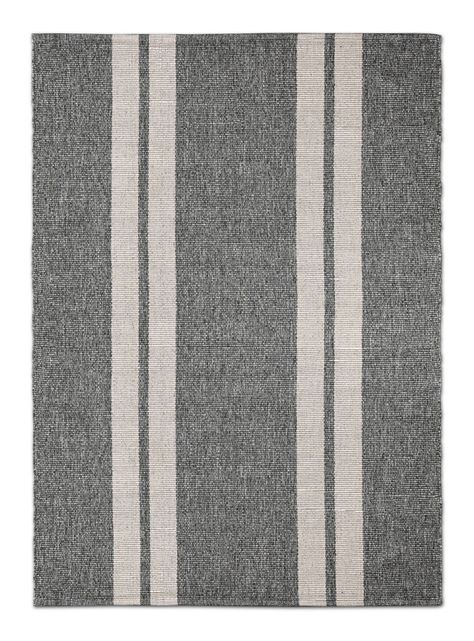 Alfombra Outdoor 250x350 cm Stripes Gris-0