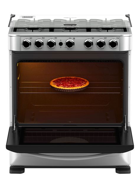 Cocina de Piso a Gas 76 cm Silver ANDES7620AG0-5