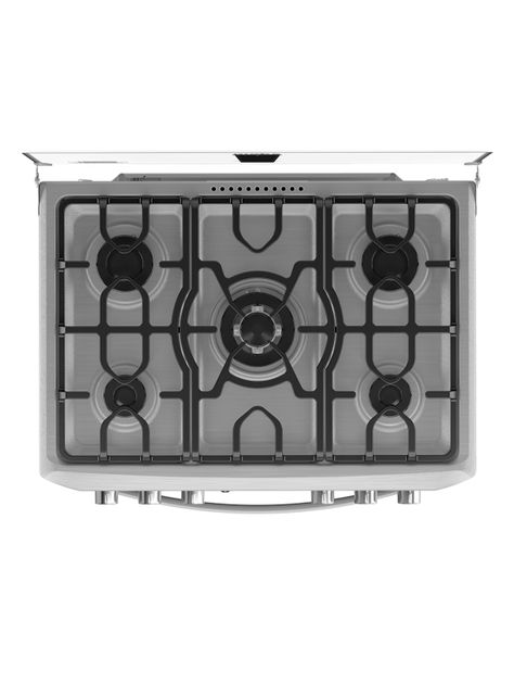 Cocina de Piso a Gas 76 cm Acero Inox ANDES7650FX1-2