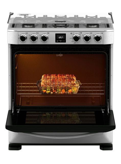 Cocina de Piso a Gas 76 cm Acero Inox ANDES7670FX1-4