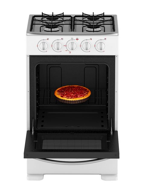 Cocina a Gas 4 Quemadores 52cm CMC20ABX-6 Blanca-3