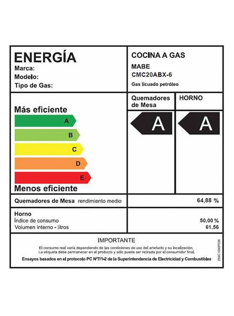 Cocina a Gas 4 Quemadores 52cm CMC20ABX-6 Blanca-6