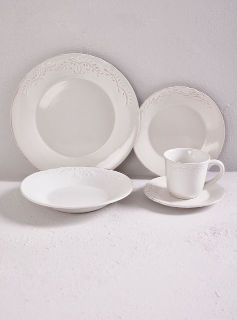 Set Vajilla 30 Piezas Dominga Cerámica-0