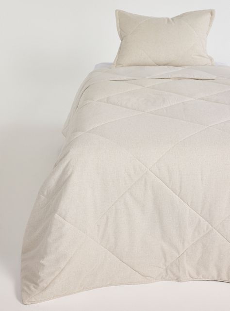 Quilt Rombos Lino 1.5 Plazas-0