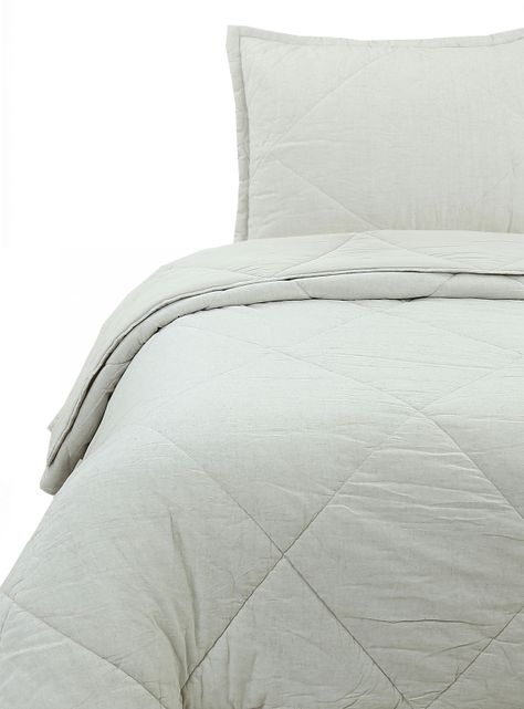 Quilt Rombos Lino 2 Plazas-0
