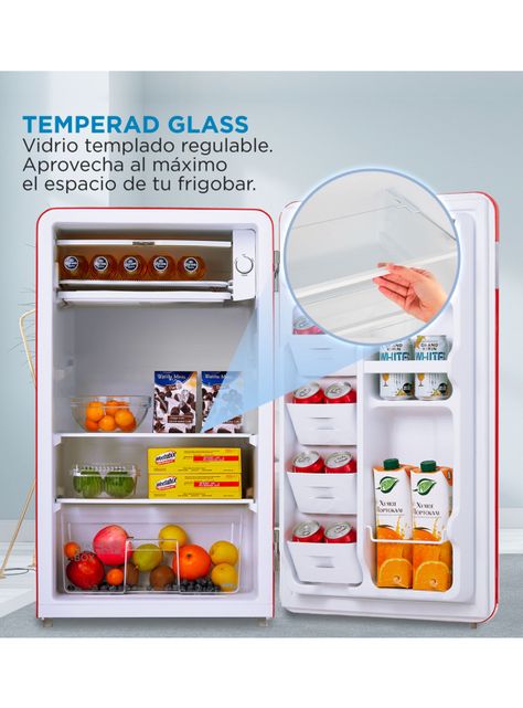 Frigobar Frio Directo 93 Litros MDRD142FGE13 Rojo-4
