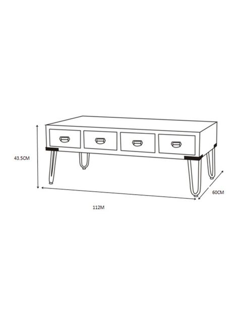 Mesa de Centro Elm 60x112 cm-2